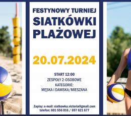 Festynowy Turniej Siatkówki Plażowej